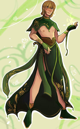Silvius. Illustrated by @hololeap on twt.